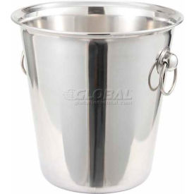 Winco WB-4 Wine Bucket 4 Qt Stainless Steel WB-4 - Pkg Qty 6
