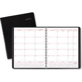 AT-A-GLANCE Monthly Planner in Business Week Format 10x8 Black Cover 12-Month (Jan to Dec) 2026 7013005