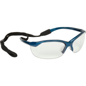 Vapor Safety Glasses - Clear Metallic Blue 11150900