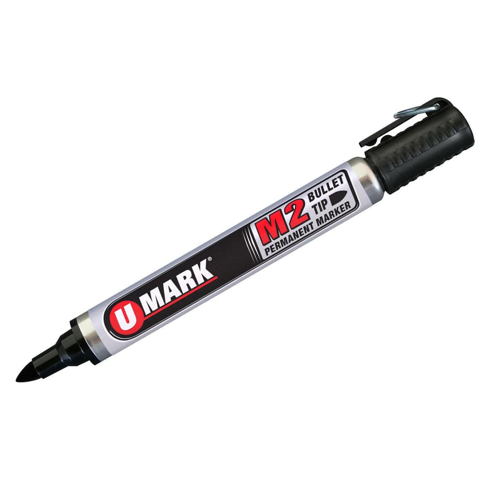 Markers & Paintsticks, Marker Type: Ink Marker, Tip Shape: Bullet, Color: Black, Ink Type: Alcohol Base, Tip Type: Bullet, For Use On: Wood, Glass, Cardboard MPN:10560H