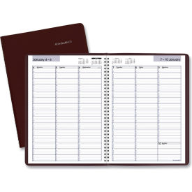 AT-A-GLANCE DayMinder Weekly Appointment Book 11 x 8 Burgundy Cover 12-Month (Jan to Dec) 2026 G52014