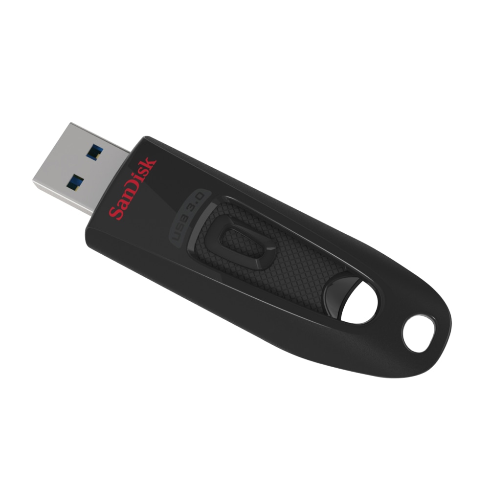 SanDisk Ultra USB 3.0 Flash Drive, 64GB, Black (Min Order Qty 7) MPN:SDCZ48-064G-A46