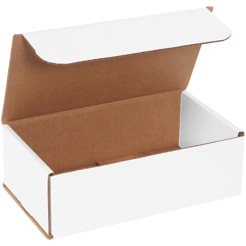 Partners Brand Corrugated Mailers 9in x 5in x 3in, White, Bundle of 50 MPN:M953