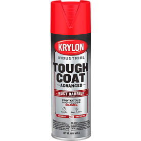 Krylon® Tough Coat Advance Spray Paint w/ Rust Barrier Technology 20 oz. Gloss Bright Red K00649008 - Pkg Qty 6