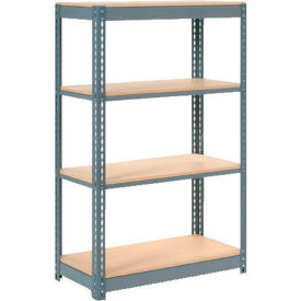 GoVets 4 Shelf Standard Duty Boltless Shelving Starter 48