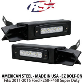 Race Sport Lighting Reverse Bolt-On Hitch Bar LED Flood Light For 2011-2016 Ford F250-F450 1.6A 1007674