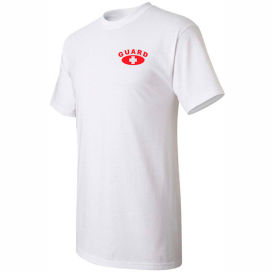 Kemp Lifeguard Shirt 100 Cotton Heart Size Chest & Full Back Guard Logo Medium 18-001-1-MED 18-001-1-MED