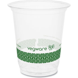 Vegware™ 76-Series Compostable Cold Cups 7 oz. Capacity Clear/Green 1000/Carton R200-G