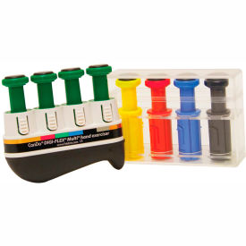 Digi-Flex® Multi™ Hand Exerciser Progressive Starter Pack Green & 4 Additional Buttons 10-3743S