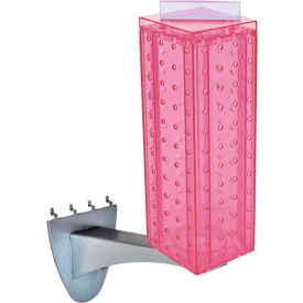 Global Approved 700231-PNK Four-sided Pegboard Tower W/ Extension 4