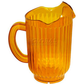 Winco WPCT-60A 3 Spout Water Pitcher Polycarbonate WPCT-60A - Pkg Qty 12