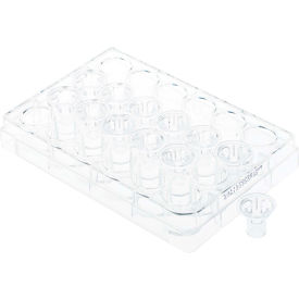 CELLTREAT® Permeable Cell Culture Inserts Packed in 24 Well Plate Hanging PC 3.0m Sterile 230631