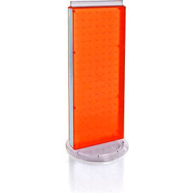 Global Approved 700508-ORG Revolving Pegboard Countertop Display Unit 8