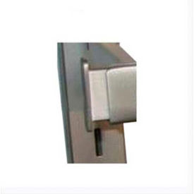 End Cap For Slotted Wall Satin Nickle AK-EC4 - Pkg Qty 100
