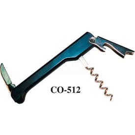 Winco CO-512 Waiter's Cork Screw (Italy) Black CO-512 - Pkg Qty 12