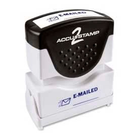 Cosco® Pre-Inked Message Stamp E-MAILED 1/2