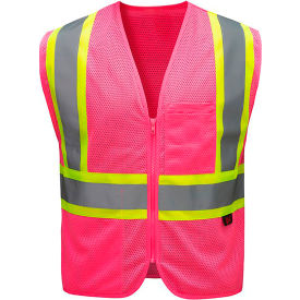 GSS Enhanced Visibility Vest 4XL/5XL Pink 3139-4XL/5XL