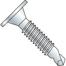 10-24X2 1/2 Phil Wafer Head #3 Point Self Drill Screw Machine Screw Full Thread ZincBake 2000 pcs 1040KWAFMS