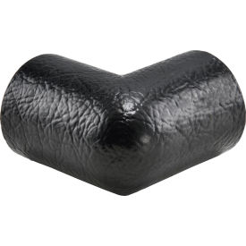 GoVets™ 2D Protective Safety Corner Guards PU Foam Adhesive Backed Black 1/Each 373708