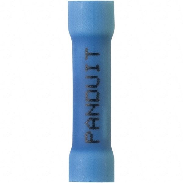 Butt Splice Terminal: Partially Insulated Vinyl, Crimp-On Connection MPN:BSV14X-L