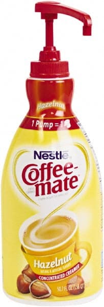 Pack of (2), 1.5 Liter Pump Bottles of Hazelnut, Liquid Coffee Creamer MPN:NES31831CT - Pkg Qty 2
