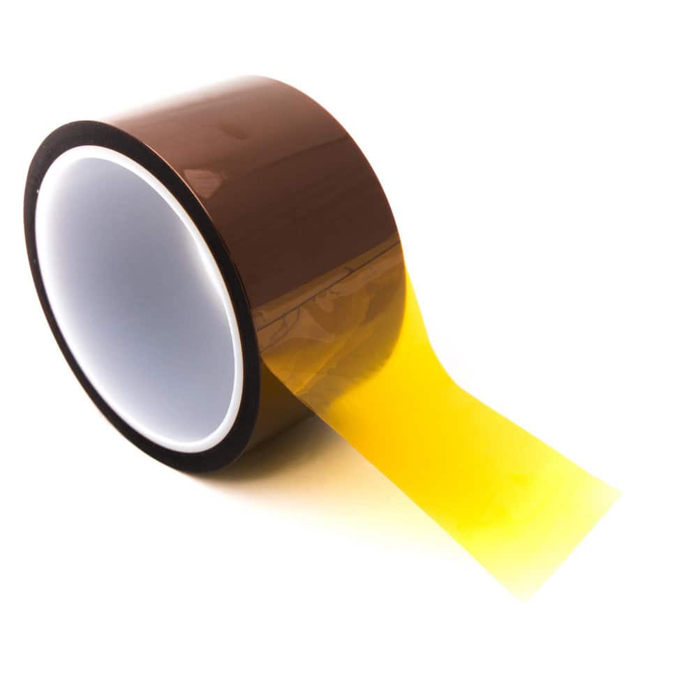 Polyimide Tapes are made of 2 mil thick polyimide film with 1.5 mil thick acrylic adhesive. They are 36 yards long. MPN:PPT2A-1