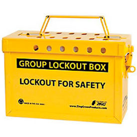 ZING RecycLockout Group Lockout Box (Yellow) 6061Y 6061Y