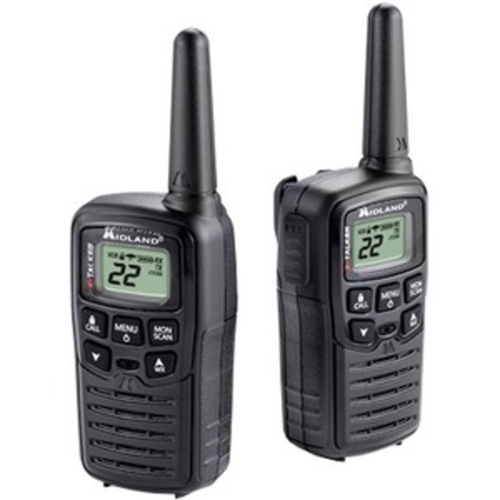 Midland T10x-TALKER Walkie Talkie - 22 Radio Channels - Upto 105600 ft - 38 Total Privacy Codes, 2/Pack MPN:T10