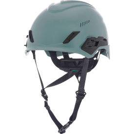 MSA V-Gard® H1PRO Safety Helmet Trivent Fas-Trac® III Pivot Ratchet Suspension Gray 10236212