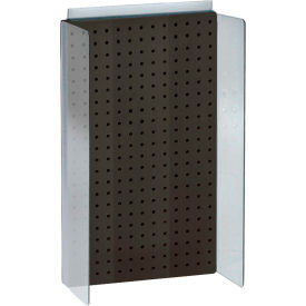 Global Approved 700355-BLK Pegboard Powerwing Display 13.5