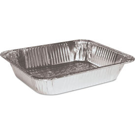 HFA® 321-00-100 Aluminum Steam Table Pan Half-Size Deep Silver 100/Case 321-00-100