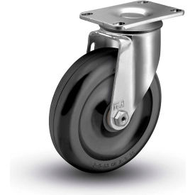 Colson® 2 Series Swivel Plate Caster 2.05256.53 - Solid Polyolefin 5
