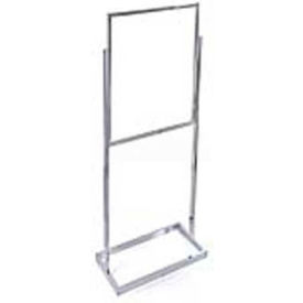 Global Approved 300701 Chrome Single Panel Sign Easel 23.75