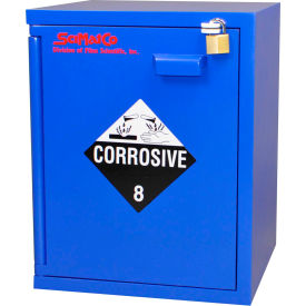 SciMatCo 2.5 Liter Acid Corrosive Cabinet Manual Close 1 Door Plywood 16-3/4