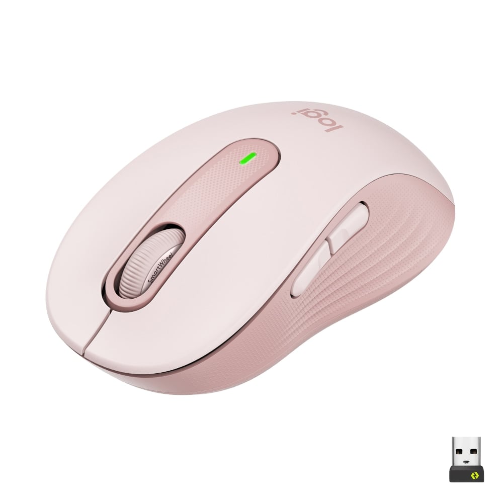 Logitech Signature M650 Wireless Mouse, Rose, 910-006251 MPN:910-006251