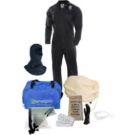Enespro® ArcGuard® 8 cal/cm2 Arc Flash Kit w/ FR Coverall w/ Balaclava 3XL Glove Size 11 KIT2CV08B3X11