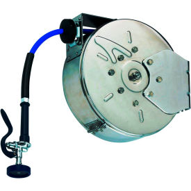T&S Brass B-7132-01 Open Hose Reel W/ 35' Hose Stainless Steel B-7132-01 (Drop Ship)