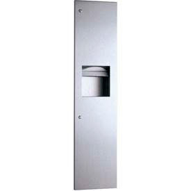 Bobrick® TrimLineSeries™ Recessed Folded Paper Towel Dispenser/Receptacle 3-4/5 Gal. Cap. B38034