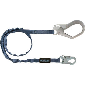 FallTech® 82593 Internal 6' Shock Absorbing Lanyard Single Leg with 1 Snap Hook& 1 Rebar Hook 82593