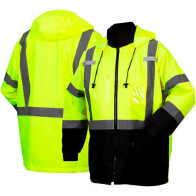 Pyramex® RP31 Parka Jacket 4XL Hi-Vis Lime RP3110X4