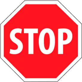 Security Stop Sign - Stop SS3R