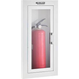 GoVets™ Fire Extinguisher Cabinet Semi-Recessed Fits 2-6.5 Lbs. 202724