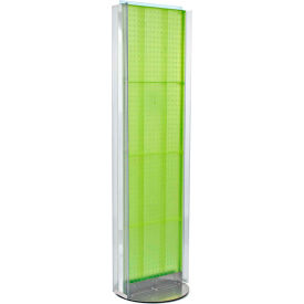 Global Approved 700256-GRE Pegboard Floor Stand W/5