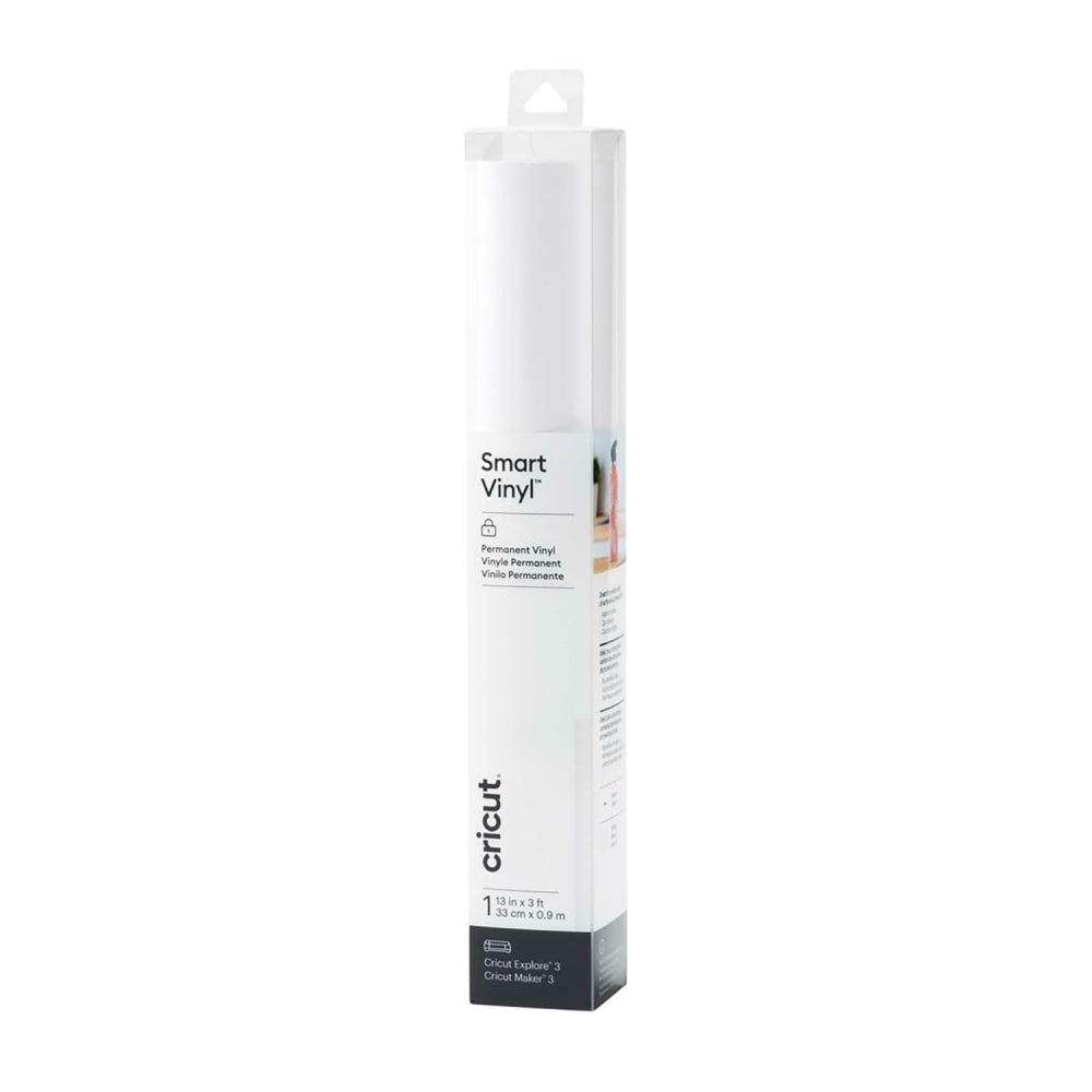 Cricut Smart Permanent Vinyl, 13in x 48in, White MPN:2008507