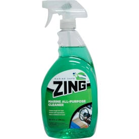 ZING - Marine Safe All Surface Cleaner Spicy Sandalwood Scent Quart Bottle 9/Case - Z194-QPS9 4-QPS9Z19