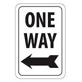 Aluminum Sign - One Way Left Arrow - .063