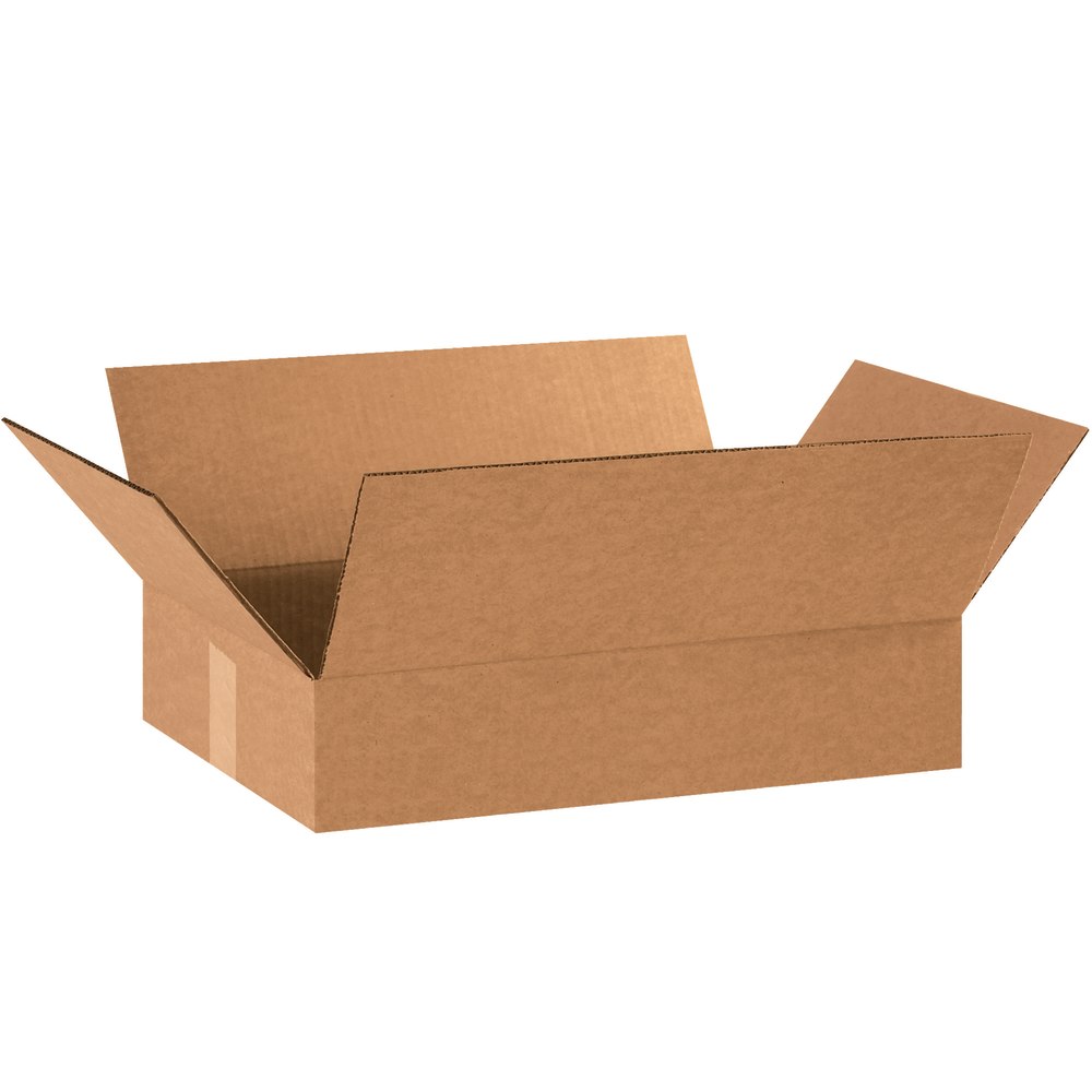 Partners Brand Corrugated Boxes, Flat, 3inH x 12inW x 18inD, Kraft, Pack Of 25 MPN:18123