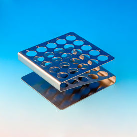 Rack Tube 16/17mm 25-Place Stainless Steel 