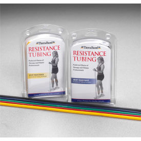 Thera-Band® Latex Exercise Tubing 5' Tubing Heavy -Blue Black) Retail Pack 10-1328