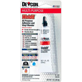 Devcon® Weldit™ Cement All-Purpose Adhesive 18245 1 Oz. Tube 18245